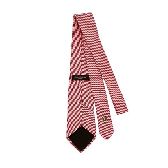 LOUIS VUITTON Monogram Diagonal Tie in Red - Picture 2 of 10